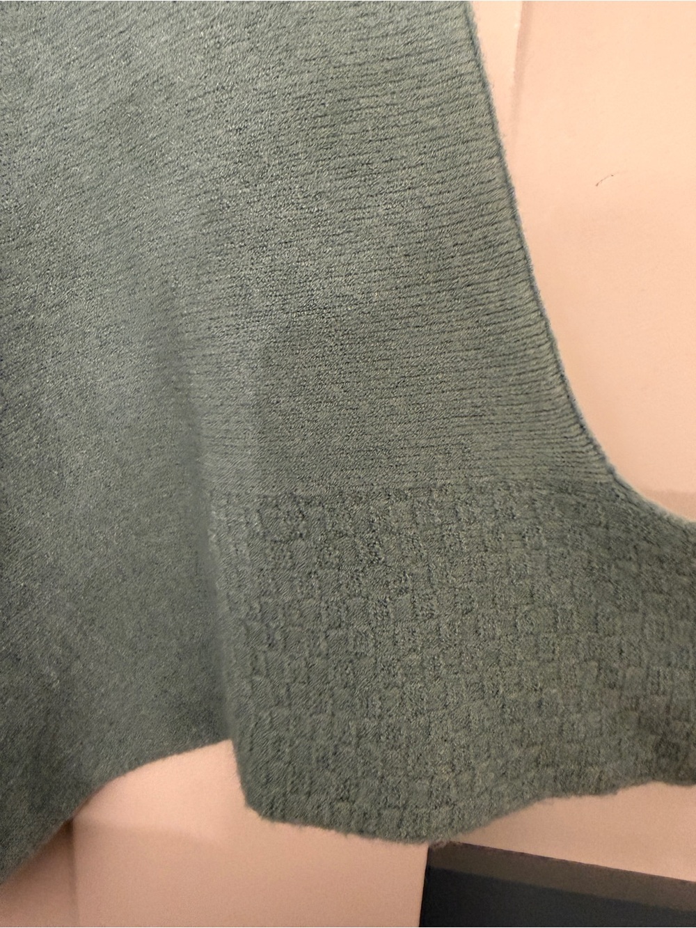 Jaki London Asymmetric Draped Sweater in Mint Made in Italy - Size S/M - Picture 3 of 8